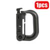 1/3PCS Grimloc Molle Carabiner D Locking Ring Plastic Clip Snap Type Buckle Keychain ITW Fastener Bag Clip