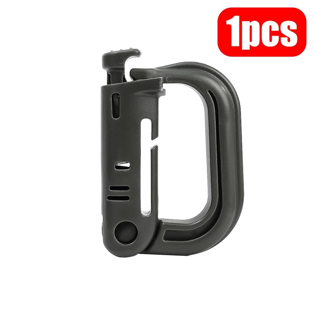 1/3PCS Grimloc Molle Carabiner D Locking Ring Plastic Clip Snap Type Buckle Keychain ITW Fastener Bag Clip