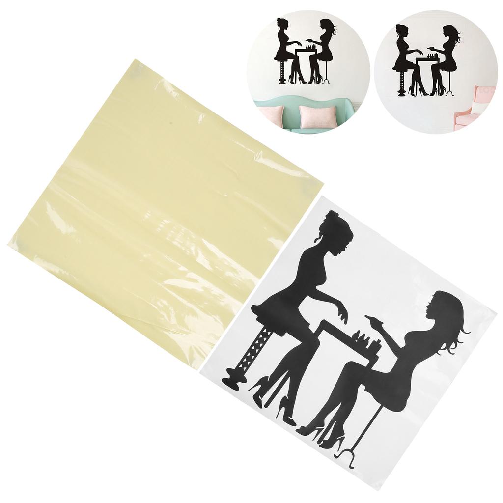 Decoration Nail Art Salon Wall Sticker Shop Window Nail Art Manicure Art Sticker Ornament