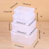 Jewelry Storage Box Practical Clear Storage Box with Lid Small Storage-Bins Transparent Storage Container for Organizing