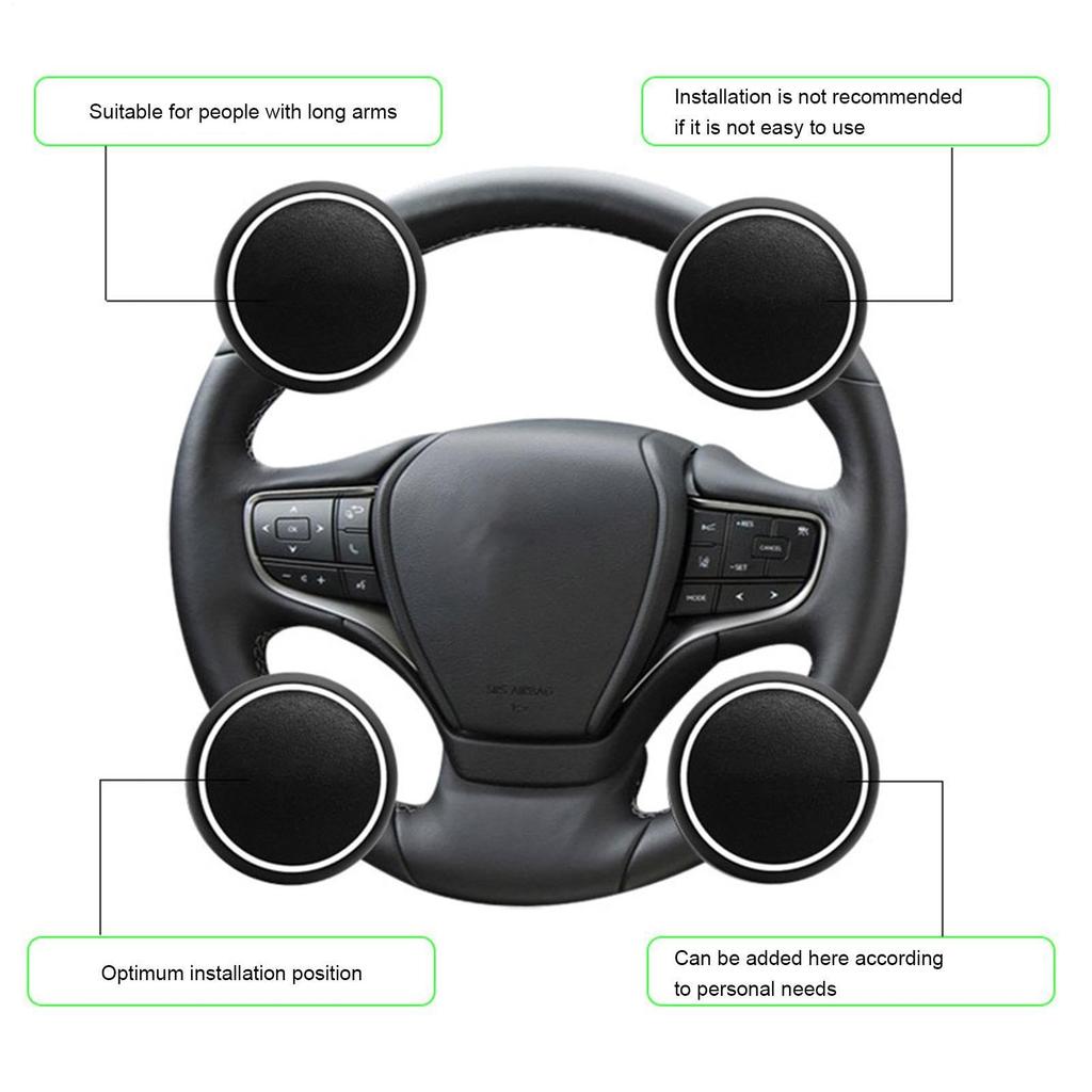 Car Steering Wheel Spinner - Universal Suicide Knob | Power Handle for Smooth Operation,