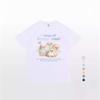 Large size 100kg high-end pure cotton short-sleeved t-shirt women's summer new loose American trendy brand design sense clothes