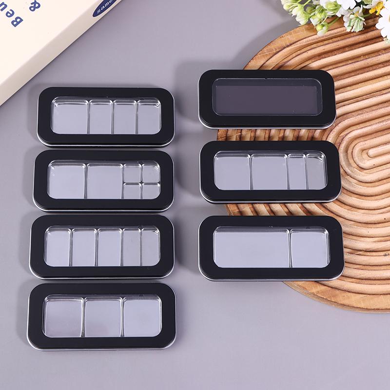 Empty Magnetic Eyeshadow Palette Refillable Black Clear Makeup Storage Case Box DIY Cosmetic Lipstick Foundation Blush Container