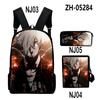 Klassisch Neuheit Cool Tod Parade 3D-Druck 3 Stück/Set Schüler Rucksäcke Laptop Tagesrucksack Rucksack Schräg schultertasche Federmäppchen