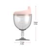 Wiwilys Baby Plastic Goblet, Children's Wine Cup, Juice Cup, Children's Milk Cup, Learning To Drink Cup, Falling Prevention