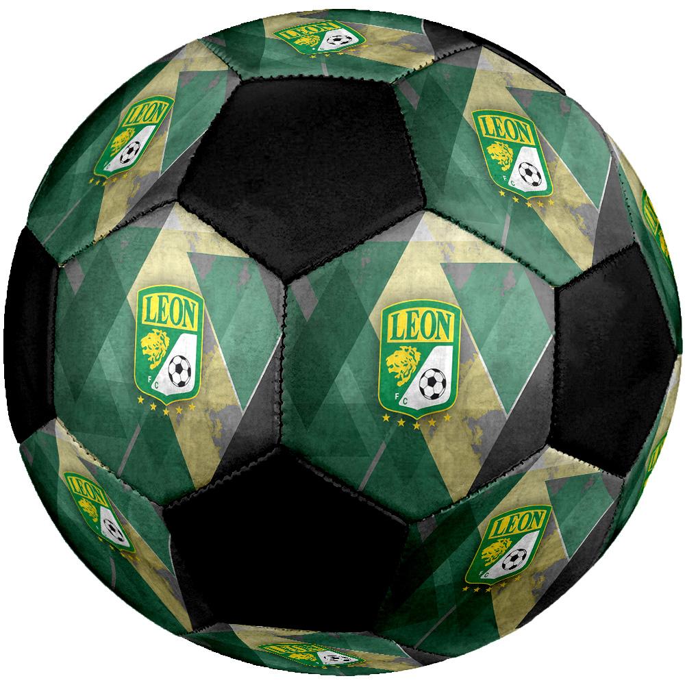Club León Soccer Ball Colorful All Ages Machine Stitched PVC Competition Ready Durable High-Bounce.SIZE5