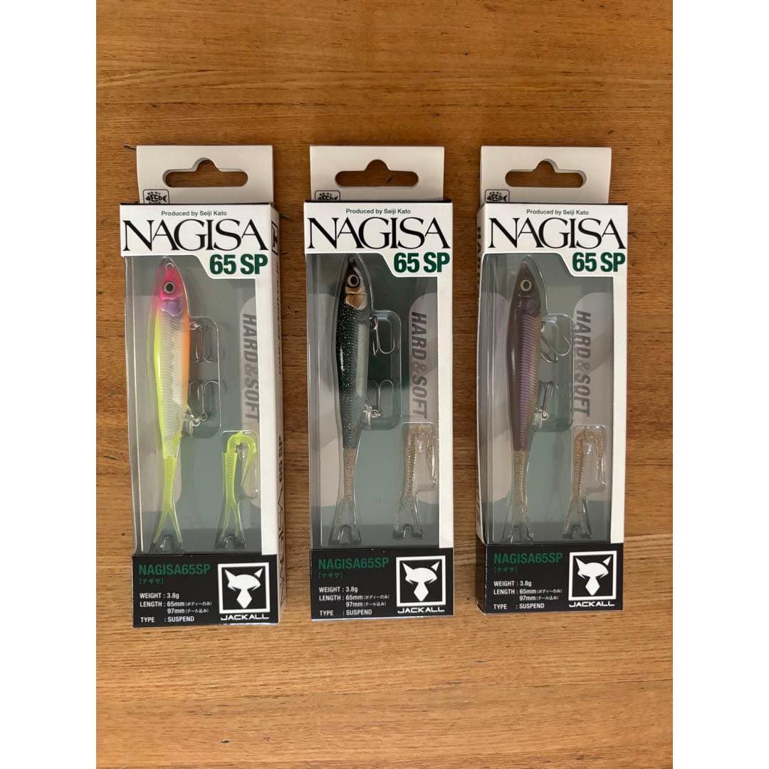Used JACKALL NAGISA 65SP 3-piece set