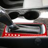 Transmission Stick Shift Gear Panel Carbon Fiber Sticker For Chevrolet Impala 2014-up Car Interior Decorative Accessories