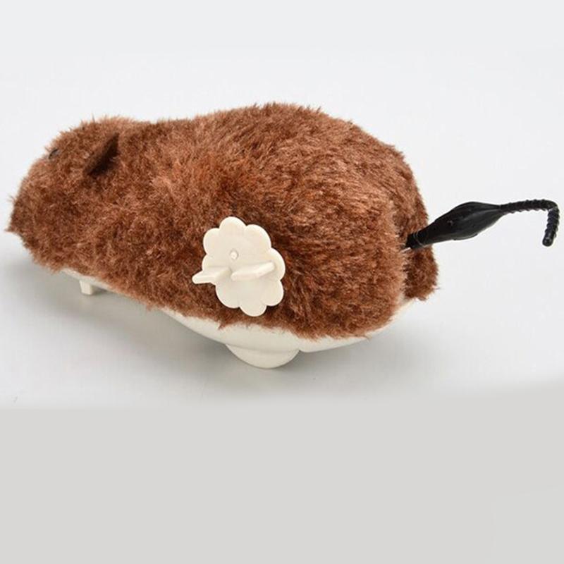 Wind Up Mouse Racing Mini Jumping Rat Plush Mice Realistic Looking Pet with Twirling Tail,Wind Up Toys for Birthday Gift