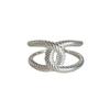Simple Geometric Open Crossover Ring for Women – Versatile, Fashionable, and Uniquely Designed.