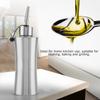 250ml Stainless Steel Oil Bottle Leak Proof Sauce Vinegar Bottles Kitchen Dispenser(A)