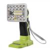 LED Alarm Work Lights Flashlights Electric Torch Spotlight Car Lamp For RYOBI Power Tools 14.4V 18V Lithium Nickel One+ Battery