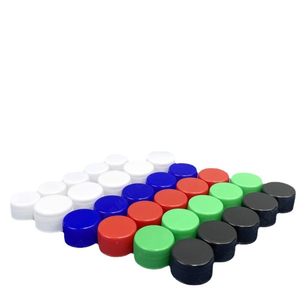 20pcs Circular Plastic Bottle Cap 28mm Screw Bottle Cap Drinking Bottle Cap  Bottle Accessories