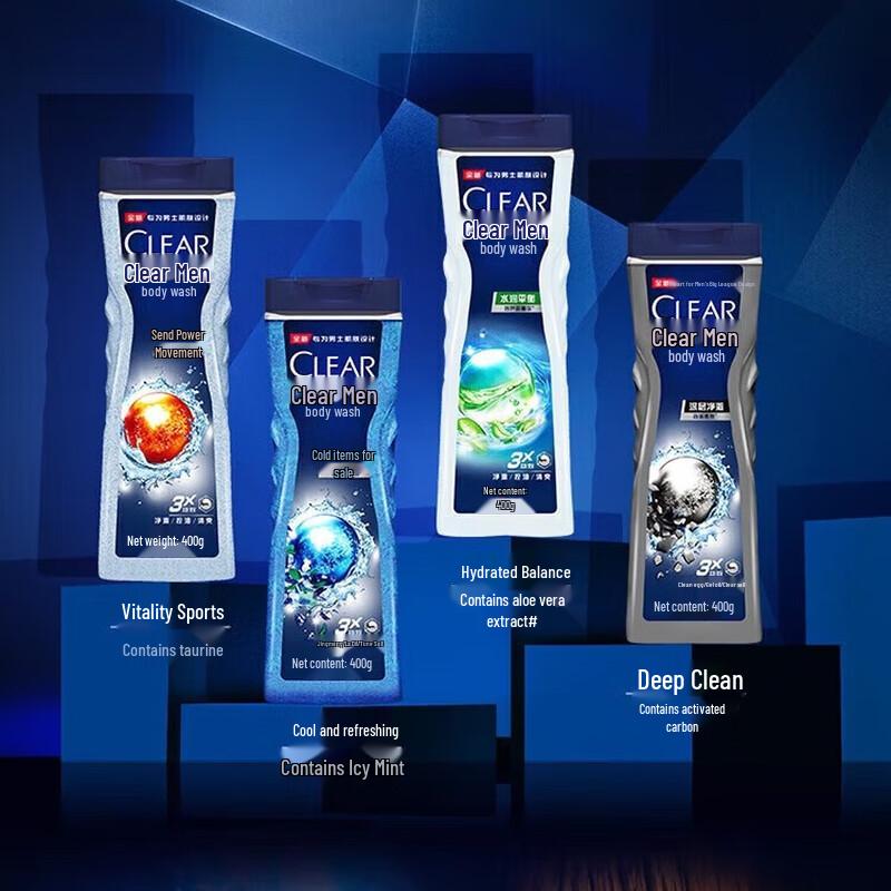Clear Men Balance Oil Control Cool Shower Gel