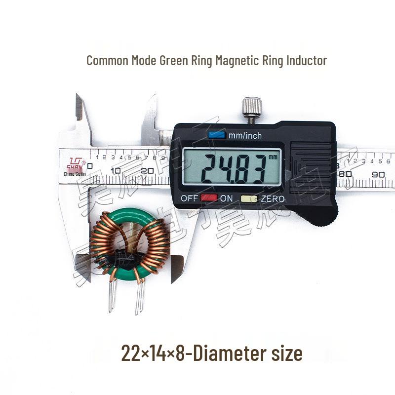 22x14x8 Bifilar Wound Ferrite Core Common Mode Inductor, 5mH, 1.0 Wire, 10A High Current Choke Coil