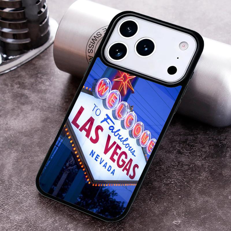 Las Vegas Nevada Gamble Phone Case for iPhone 17 16 15 Pro Max Air 14 13 12 11 Plus Shockproof Capa Cover