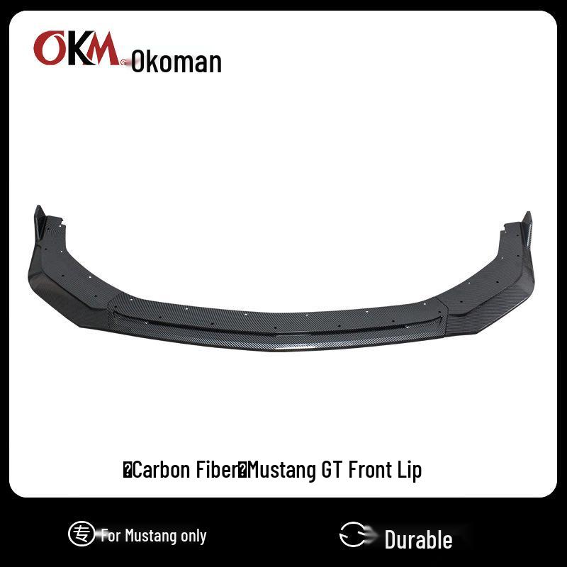 Комплект переднего сплиттера и заднего диффузора для Ford Mustang 2024 GT Matte Black