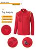 Men's Chinese Team Sportswear Set: Athletic Jacket, Hoodie, and Pants with Three Stripes for Spring/Autumn.
