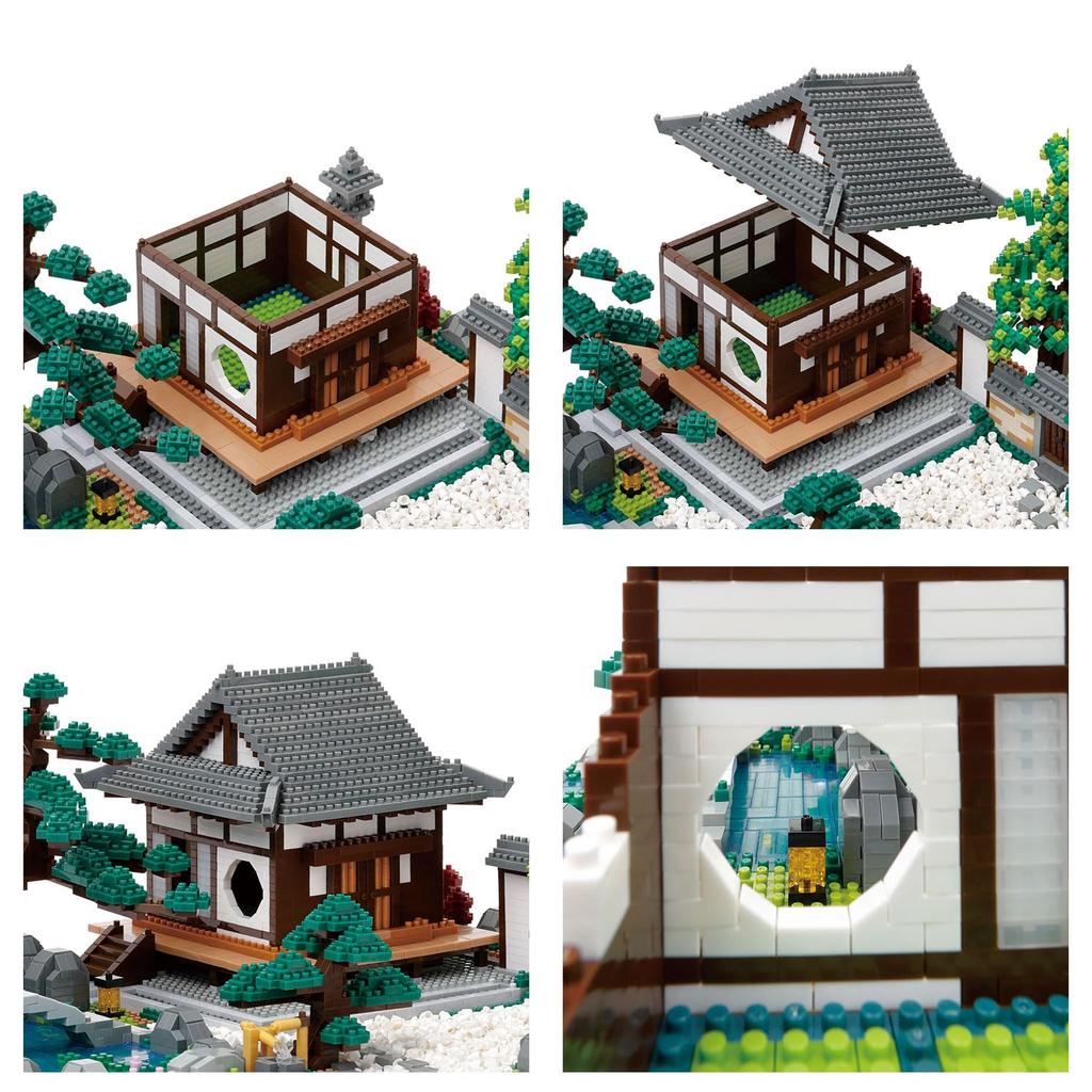 Kawada Nanoblock Jardín Japonés Edición Deluxe 10 x 42 x 28 cm NB-064
