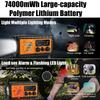 Hand Crank Emergency Radio 20000mAh Solar Powered Radio with Flashlight Reading Lamp SOS Alarm for Outdoor Camping and Emergency