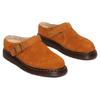 Dr. Martens Isham Faux Shearling Lined Unisex Pecan Brown Long Napped Suede 30901363