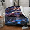 Wrestlemania Customize Text Blanket Lightweight Personalized Blanket Durable Comfort Versatile for Seaside Picnics Sofa Livingroom All-Season Use