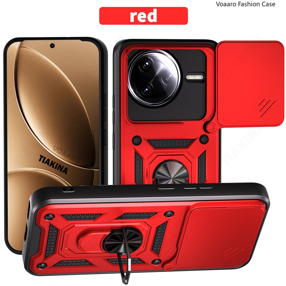 Rotate Slide Lens Funda for Xiaomi Redmi K80 Pro 5G Case for POCO F7 Ultra Armor Case Magnetic Ring Stand Holder Back Cover
