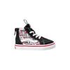 Vans Sk8-Hi Zip Kleinkind I Heart Print Baby-Sneaker Schwarz True-White VN0A4BV1WKU
