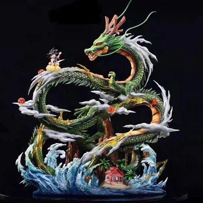 Anime Drogan Boll Z Shenron Figure With Kid Gocool Figurine Pvc Action Figures Gk Statue Dbz Shenlong Collectible Model Toys Gifts