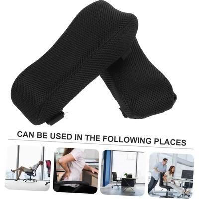 Stuhl-Armpolster, ergonomische Armlehnenpolster, Arm- und Ellenbogenstützkissen, Memory Foam-Armlehnenpolster mit verstellbaren Riemen für das Büro
