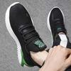 Men's Flyknit Sports Shoes Casual Mesh Breathable Single Shoes  Lace Up Sneaker Running Shoes 39-44