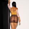 Tie-Dye Net Clothes Sexy Fun Colorful Onesie Hot-Selling Explosion Gradual Change Net Socks