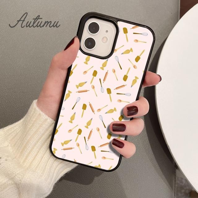 Baking Tools Phone Case for iPhone 11 12 13 14 Pro Max Mini X XR XS SE 2020 5 6S 7 8 Plus Samsung Galaxy S21 S22 Cover Shell