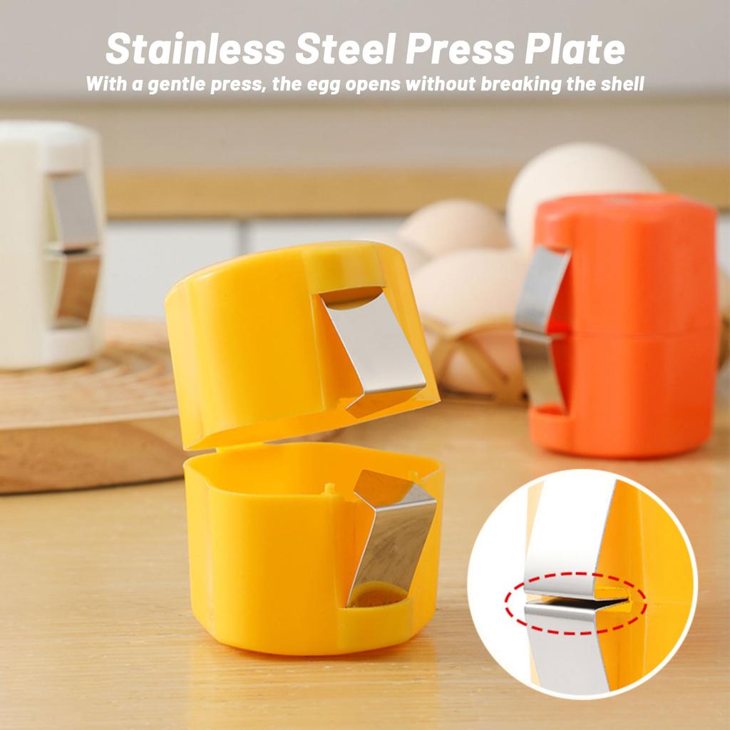 Egg Opener Egg Tool, Eggs Separator Tools For And Hard Boiled Eggs Peeler Remover, Egg Cracking Peeling Tool Portable Kitchen Gadgets