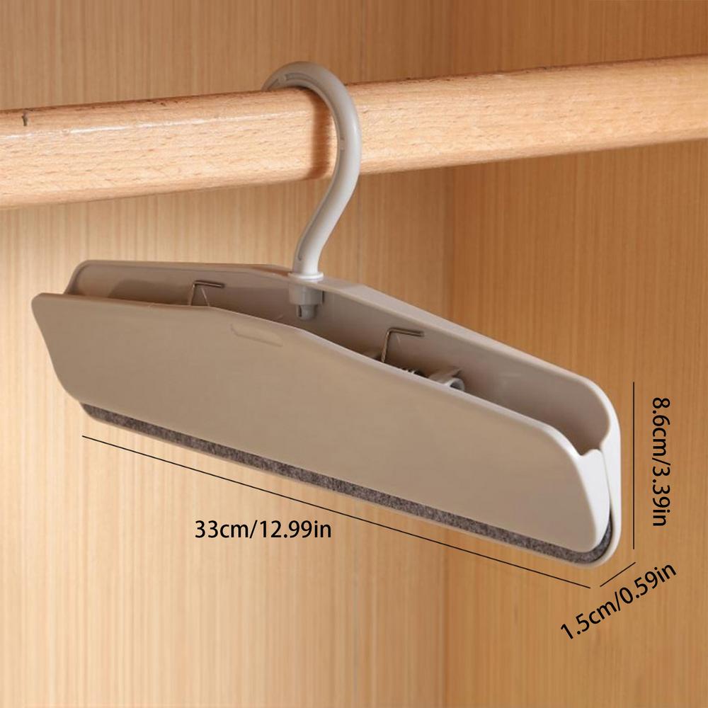 

Pants Hangers Clothes Storage Wind-Resistant Clip Hangers For Trousers For Bedroom Dorm Apartment Wardrobe Laundry Room Dress серый