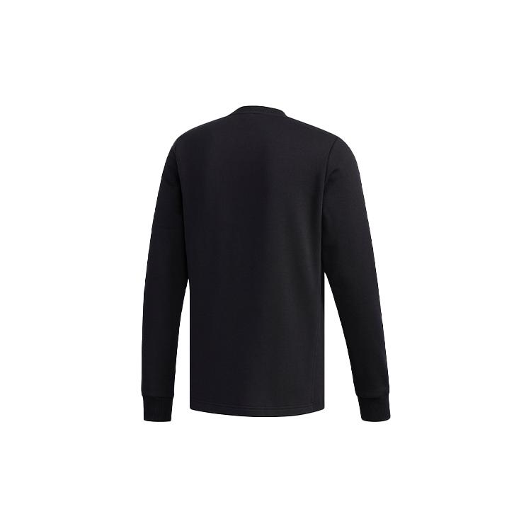 adidas Neo Sweatshirts Men's Black Crew Neck Moderate Regular EI4701