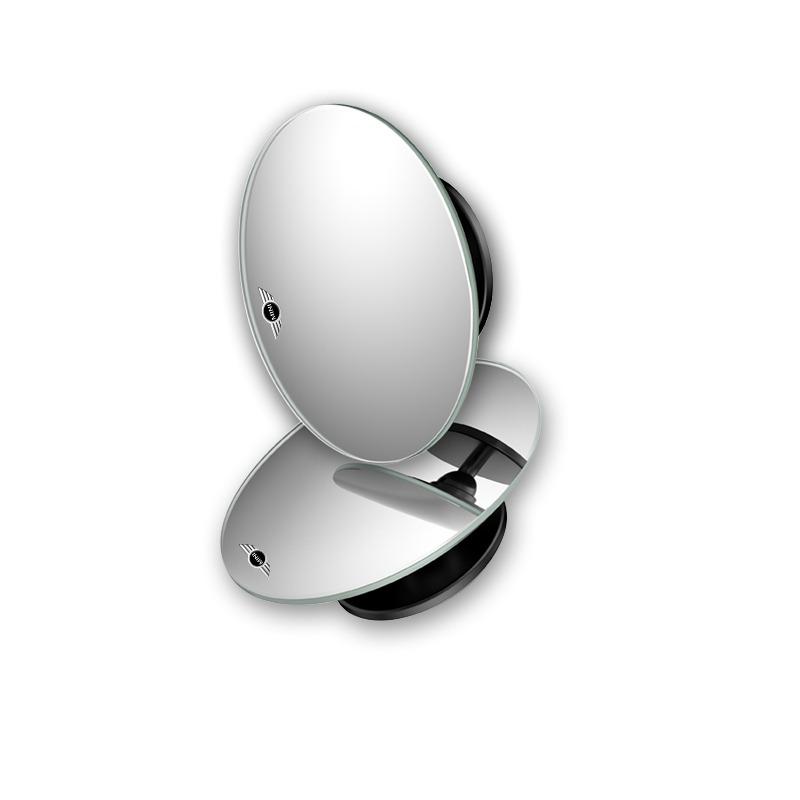2Pcs Car Blind Spot Rear View Mirror Wide Angle Adjustable Small Round Mirror For MINI Cooper Fridge One F56 R56 R57 R58 R59 R60