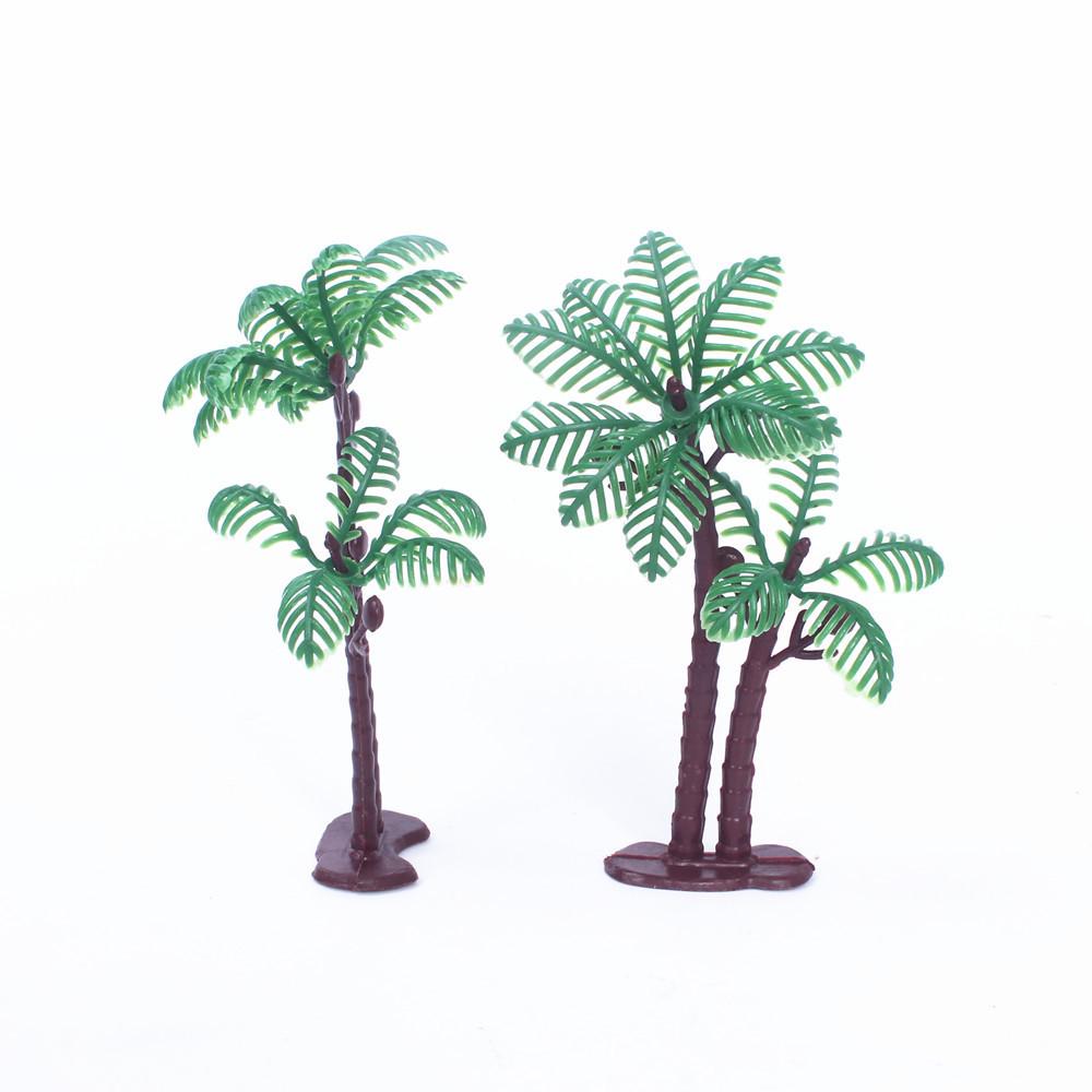 14CM Large Coconut Tree Cake Ornament and Aquarium Decoration