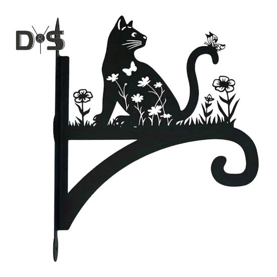 

Металлический настенный крючок с покрытием, вешалка для растений, настенный крючок в виде силуэта животного, антикоррозийный кронштейн для подвешивания растений в помещении и на открытом воздухе, кормушки для птиц, фонари J