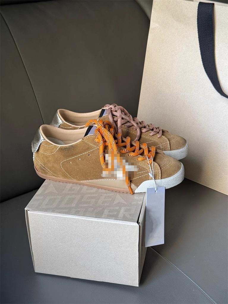 Gg Home Casual Shoes 2025 New Lace-up Old Five-pointed Star German Training Shoes Color Matching Small Dirty Shoes Board Shoes Sports Shoes