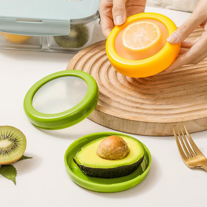 Obal na uchovávání čerstvosti ovoce a zeleniny Avokádo Nádoba na skladování potravin Víko s těsněním pro uchovávání ovoce Kuchyňské náčiní Kuchyňské doplňky