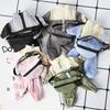 Rakulifey Obitsu 11 Outfit, OB11 Size Outfit for 11cm Obitsu Dolls, 3-Piece Set (Coat, Pants, Bag), 5 Colors (Gray)