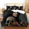 Skull Printing Duvet Cover Youth Bedroom Decor Bedding Suit Comforter Cover