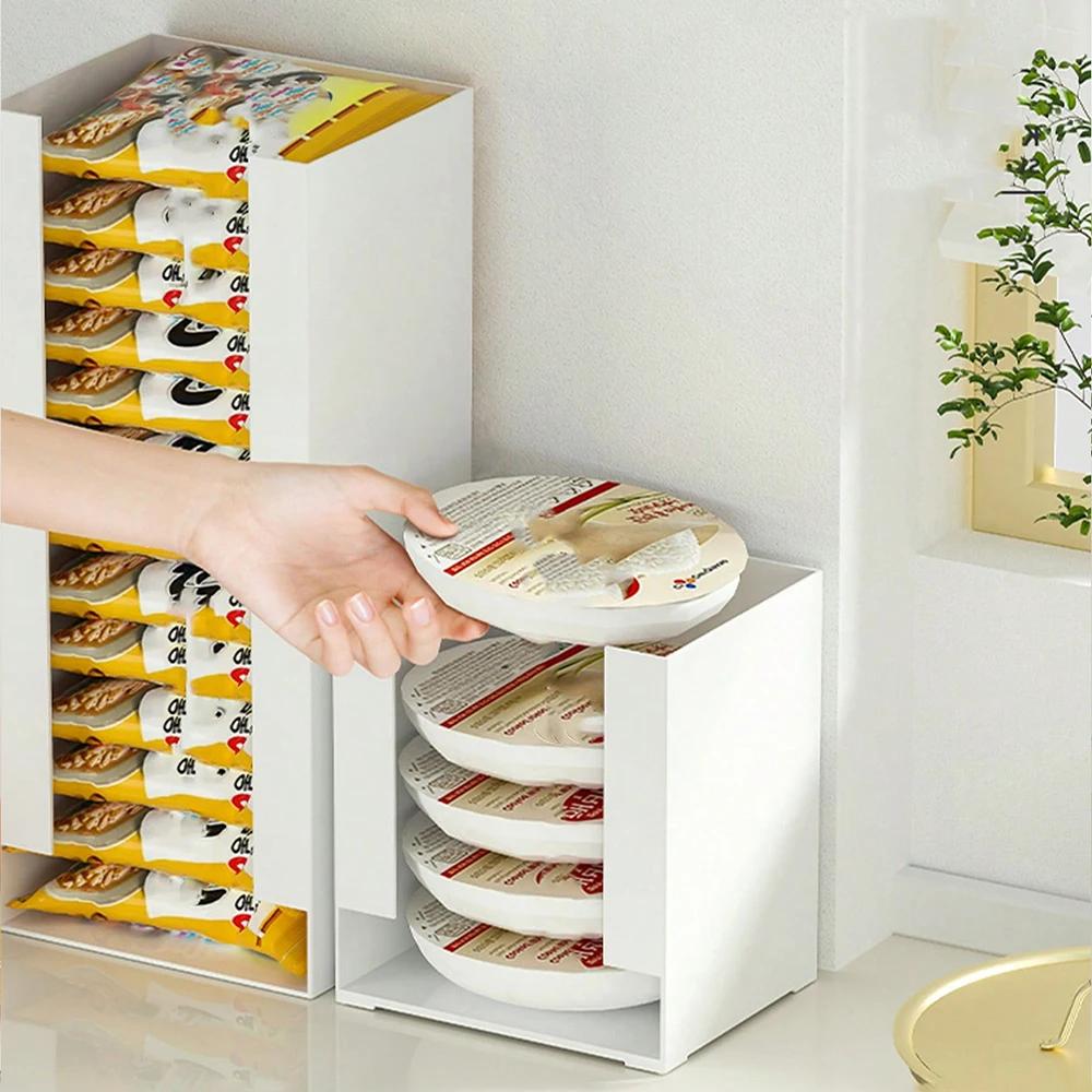 Korea Ramen úložný box Kuchyňský kelímek na instantní nudle Úložné boxy na kapesníky Úložný box na pleťové masky Multifunkční stolní organizér