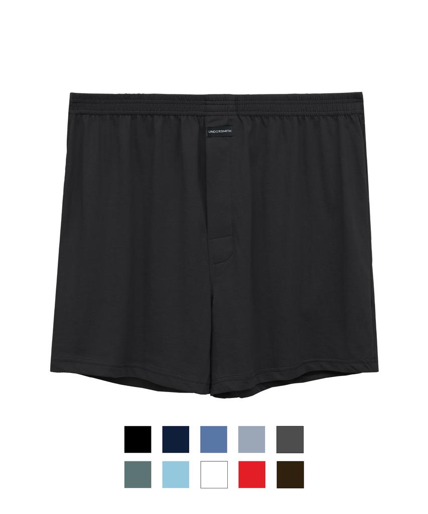 Eondeoseumiseu Daily Pure Cotton Spandex Men'S Boxer Shorts (Type A)
