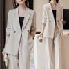 Women's 2025 Formal & Casual Suit Set with Padded Jacket for Spring-Autumn