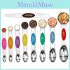 Essential Piece Nine Measuring Spoon Set With Magnetic Design And Modern Style For Bakers Home
