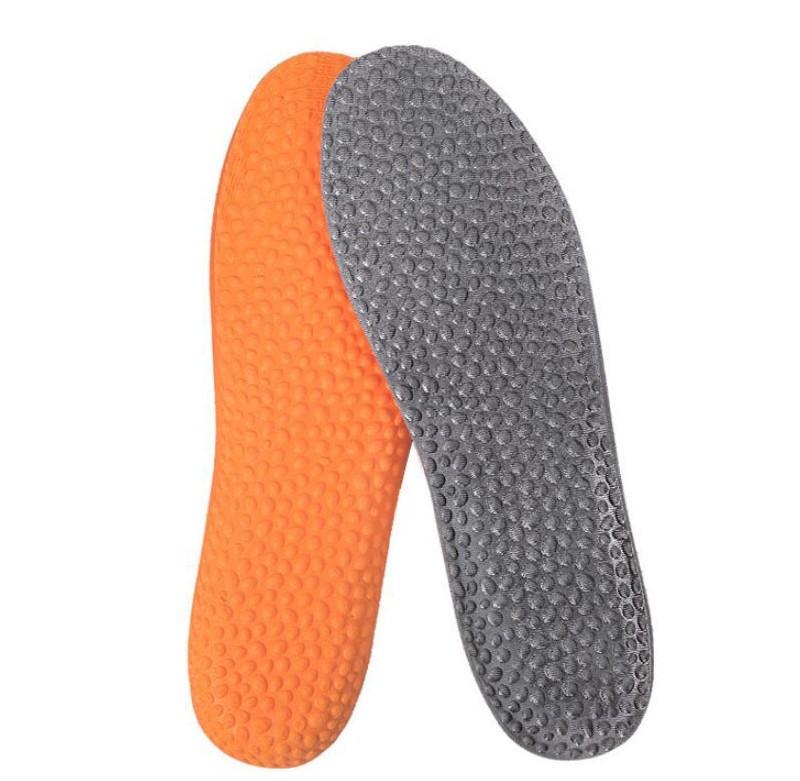 Shock-Absorbing Breathable Sweat-Wicking Odor-Resistant Popcorn Cushion Insole - Anti-Slip, Massage Comfort for Sports, Men & Women