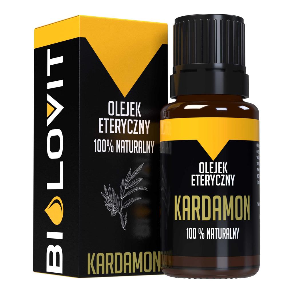 Bilovit Cardamom Essential Oil 10ml Pure Elettaria Cardamomum Seed Oil