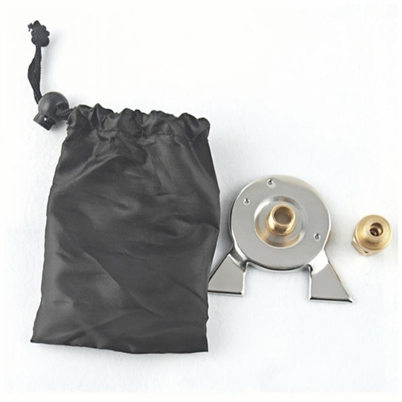 Durability Copper Stainless Steel Gas Tank Adapter Camping Mini Cookware Connector For Outdoor Campings stove Tool